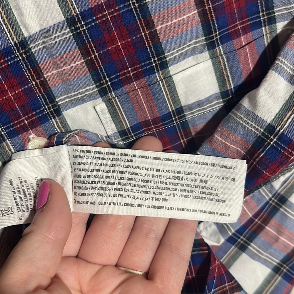 Abercrombie & Fitch Mens Plaid Shirt | Small - Picture 4 of 4